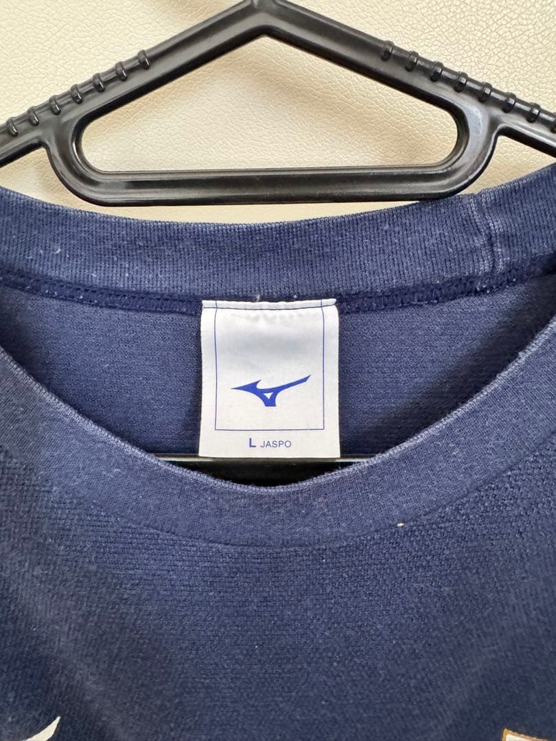 本日まで！最終値下げ！！【体操】Mizuno 日本代表 Tシャツ L ネイビー