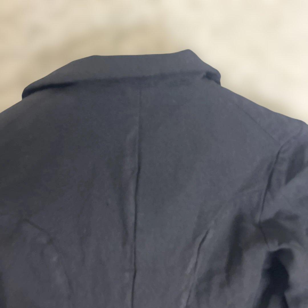 COMME des GARCONS ポリ　伸縮　変形　テーラード　黒　Mサイズ