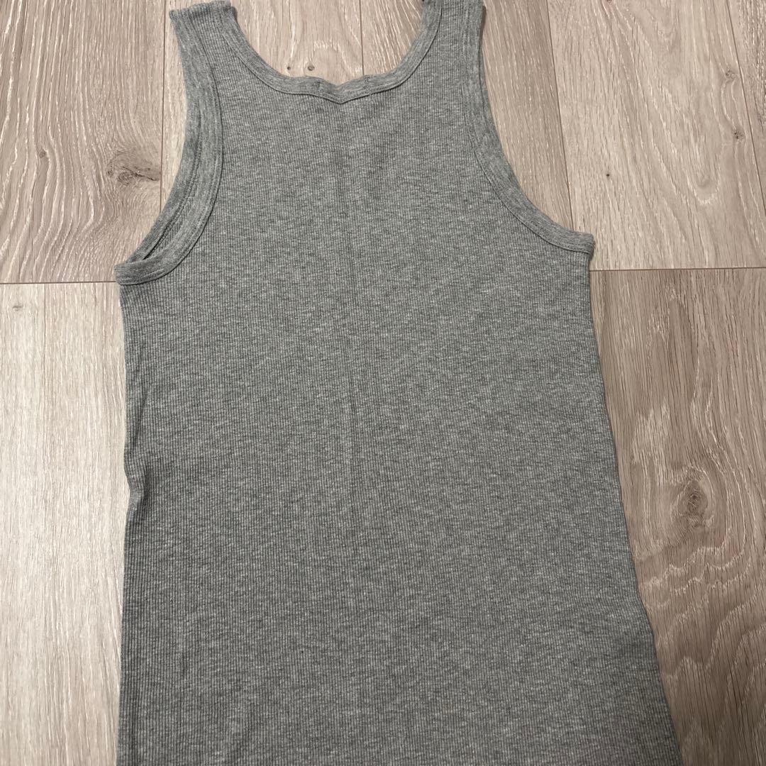 HELMUT LANG ヘルムートラング タンクトップ グレー M 日本製