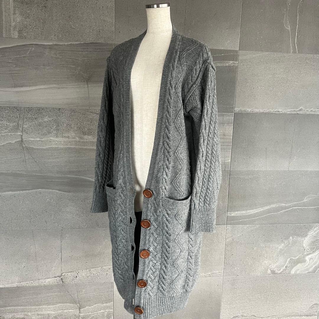 美品　Chloe クロエ　ロングカーディガン　ニットコート　レディース