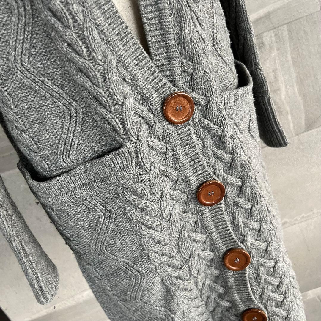 美品　Chloe クロエ　ロングカーディガン　ニットコート　レディース