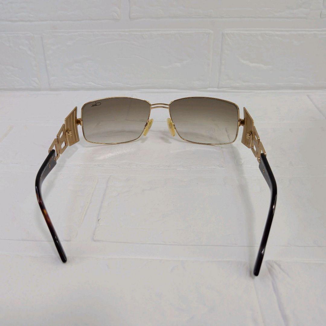 極美品✨️　CAZAL サングラス　チタン　チタニウム　ゴールド