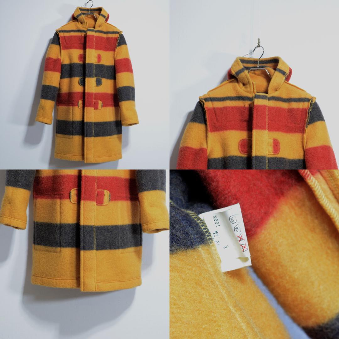 超貴重極上品 グレンフェル ダッフル ロカバール生地 黄×赤×紺 サイズ34