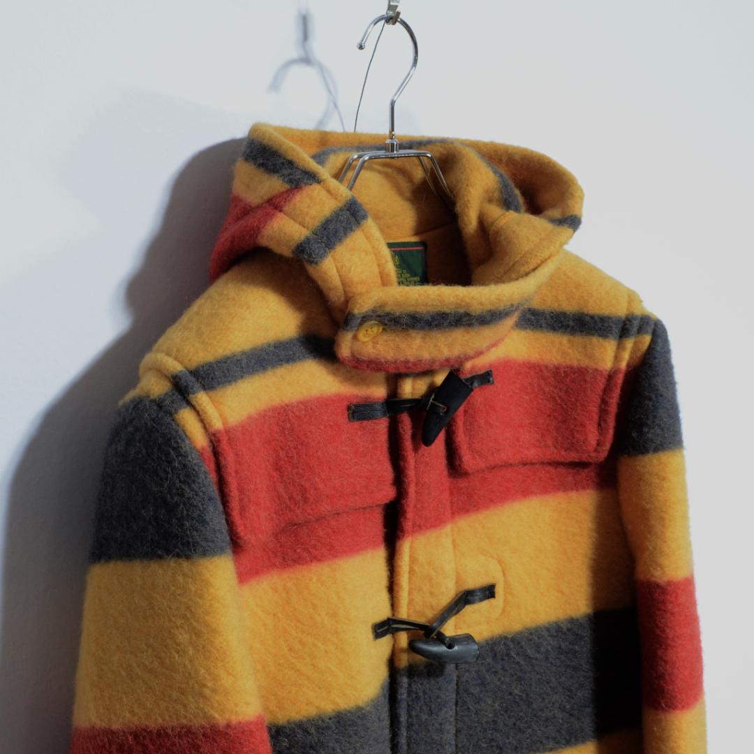 超貴重極上品 グレンフェル ダッフル ロカバール生地 黄×赤×紺 サイズ34