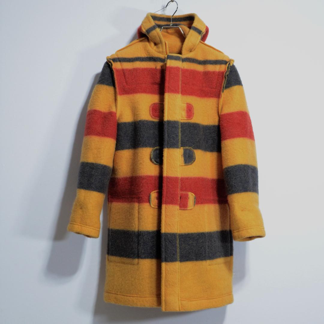 超貴重極上品 グレンフェル ダッフル ロカバール生地 黄×赤×紺 サイズ34