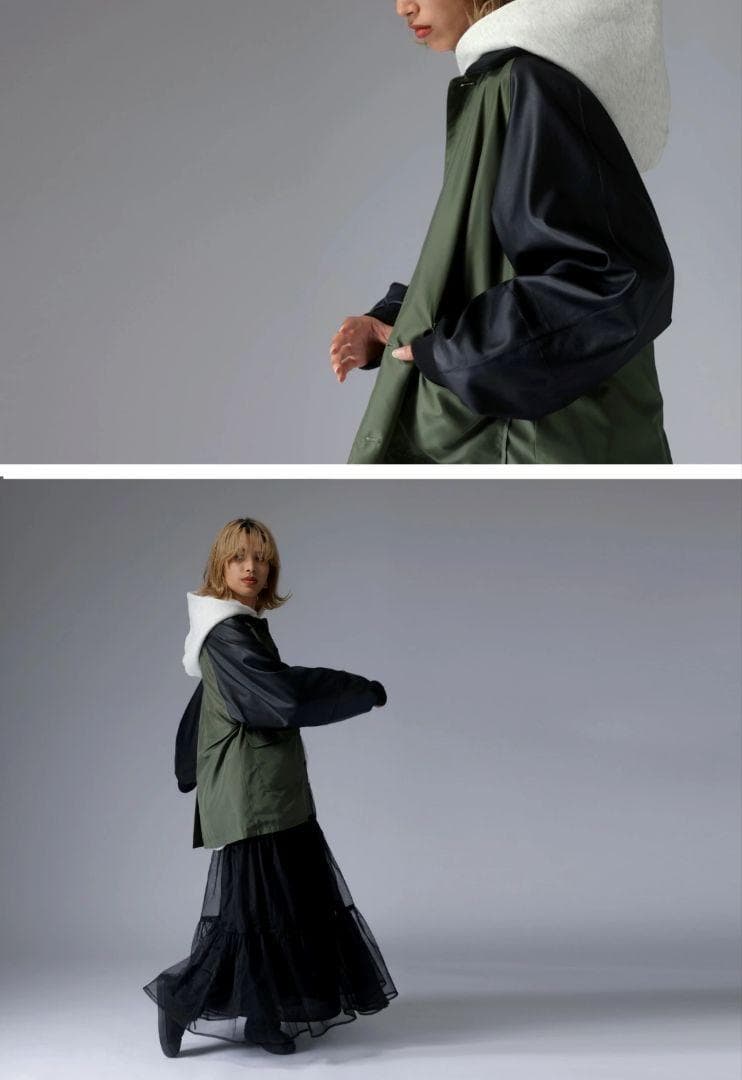 限定値下!【新品】antiqua ミリタリージャケット