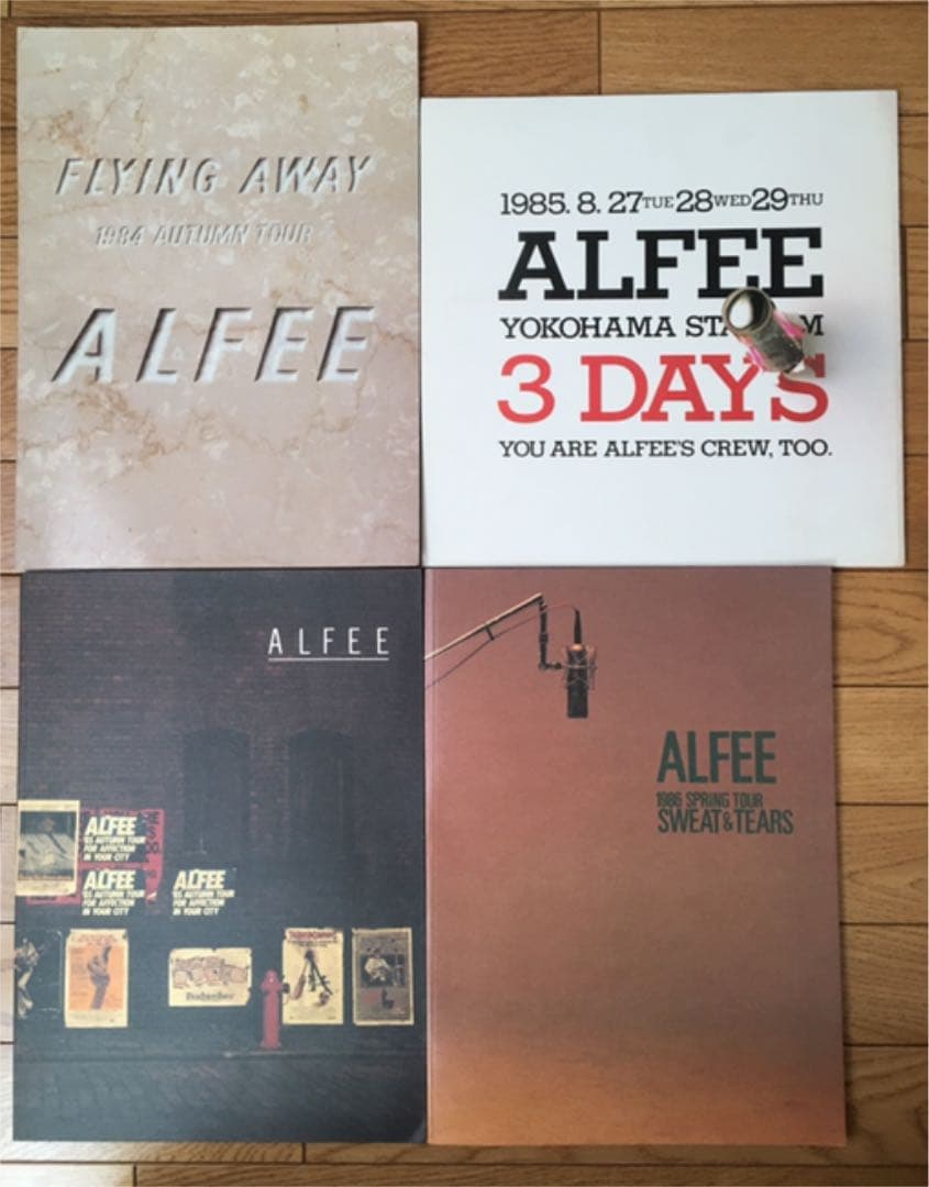 THE ALFEE アルフィーLP7枚、EP7枚、パンフレット4冊、VHS1本他