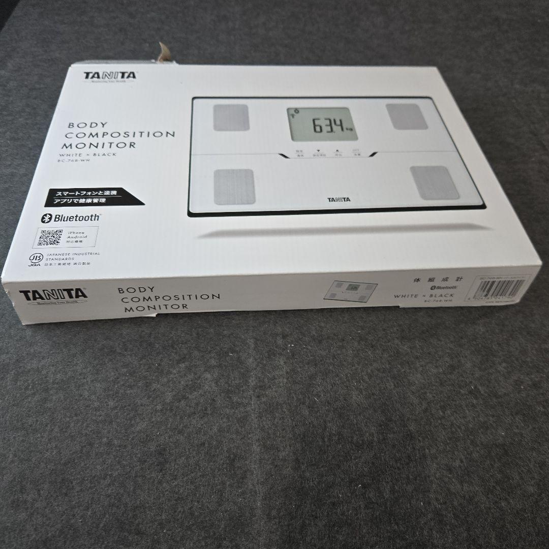 タニタ(Tanita) 体重計スマホ連動 ヘルスメーター BC-768 ホワイト