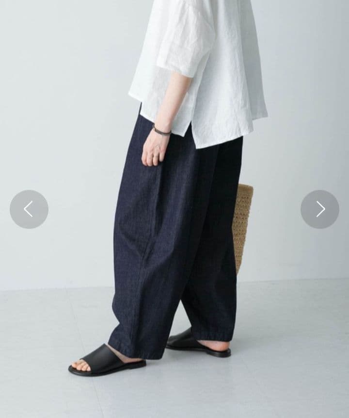 かぐれ デニムボリュームパンツ