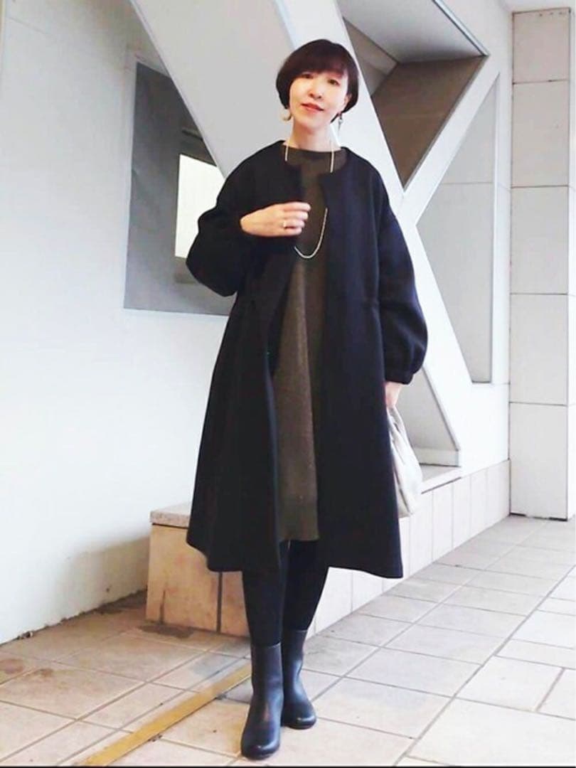 BEARDSLEY ダンボールギャザーコート　ブラック　ビアズリー⭐︎完売品
