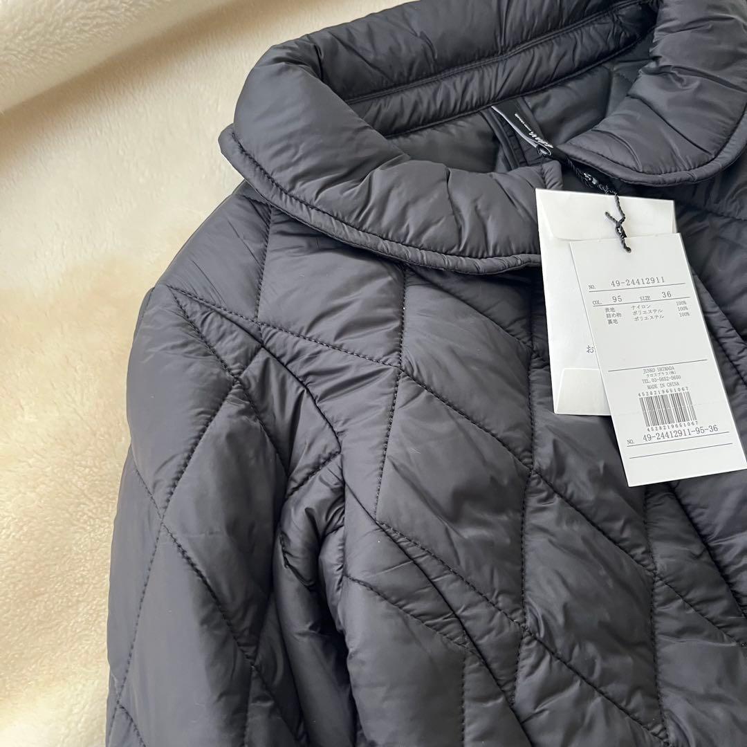 【新品】49AV. junko shimada キルティングコート　黒　36