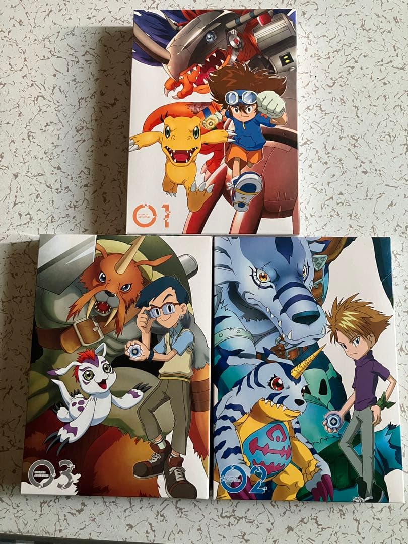 デジモンアドベンチャー　ブルーレイ　BOX  01〜03