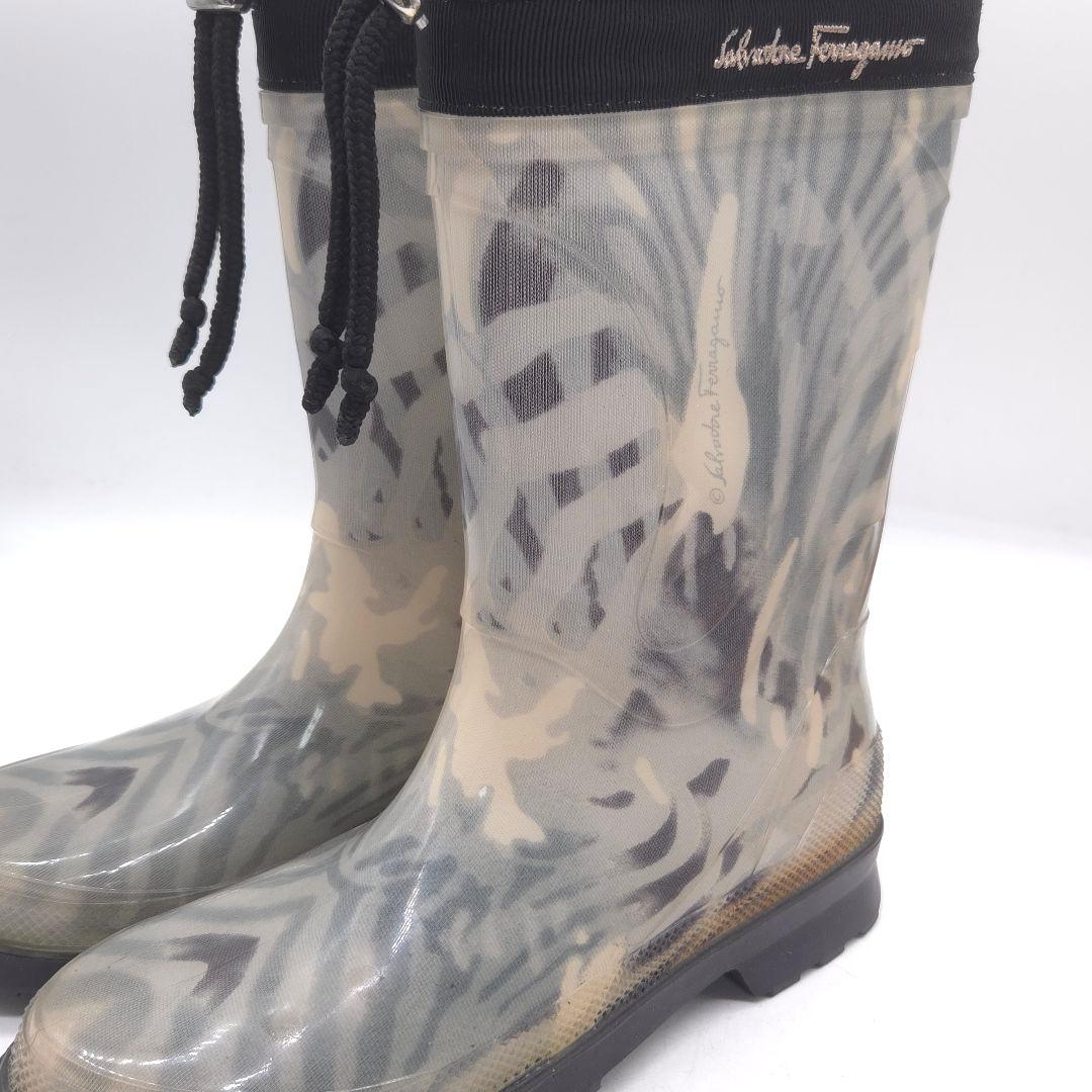 Salvatore Ferragamo サルヴァトーレフェラガモ レインブーツ