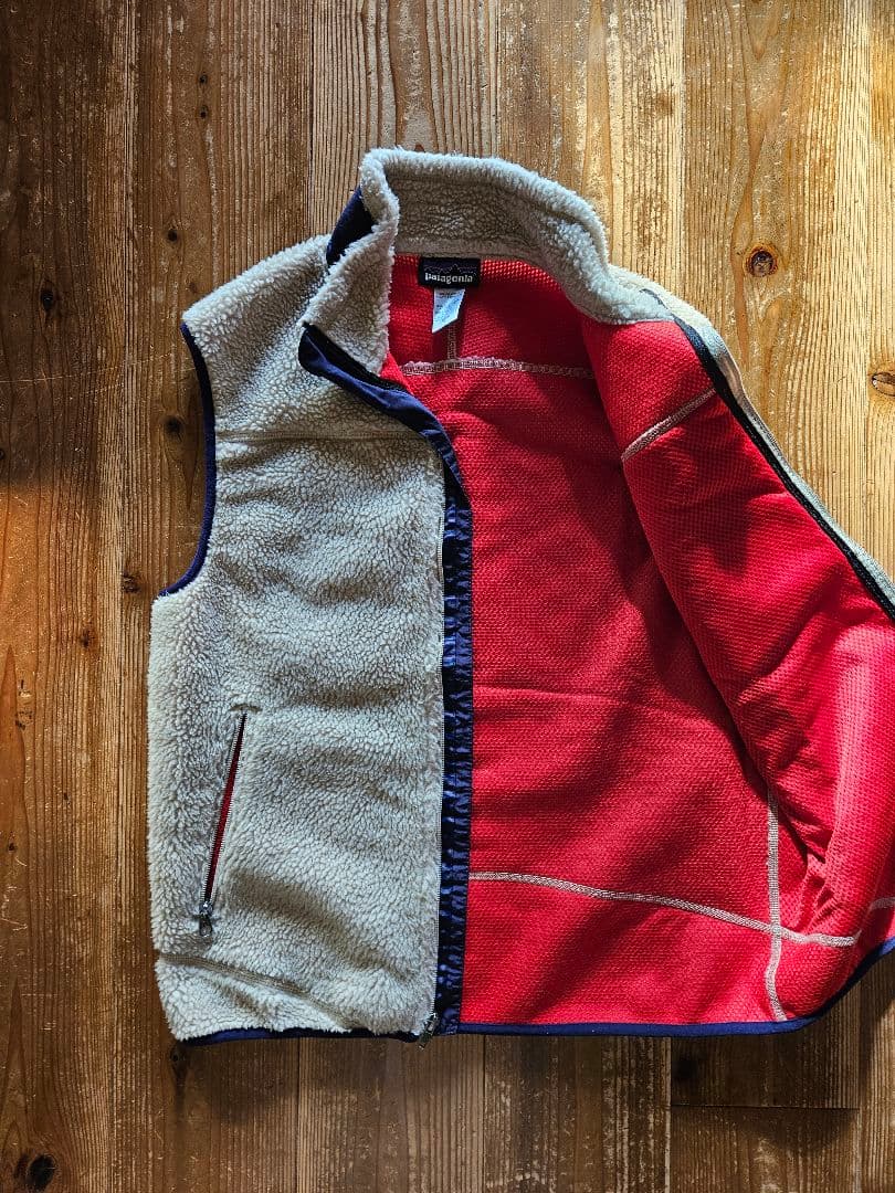 patagonia フリースベスト メンズ S