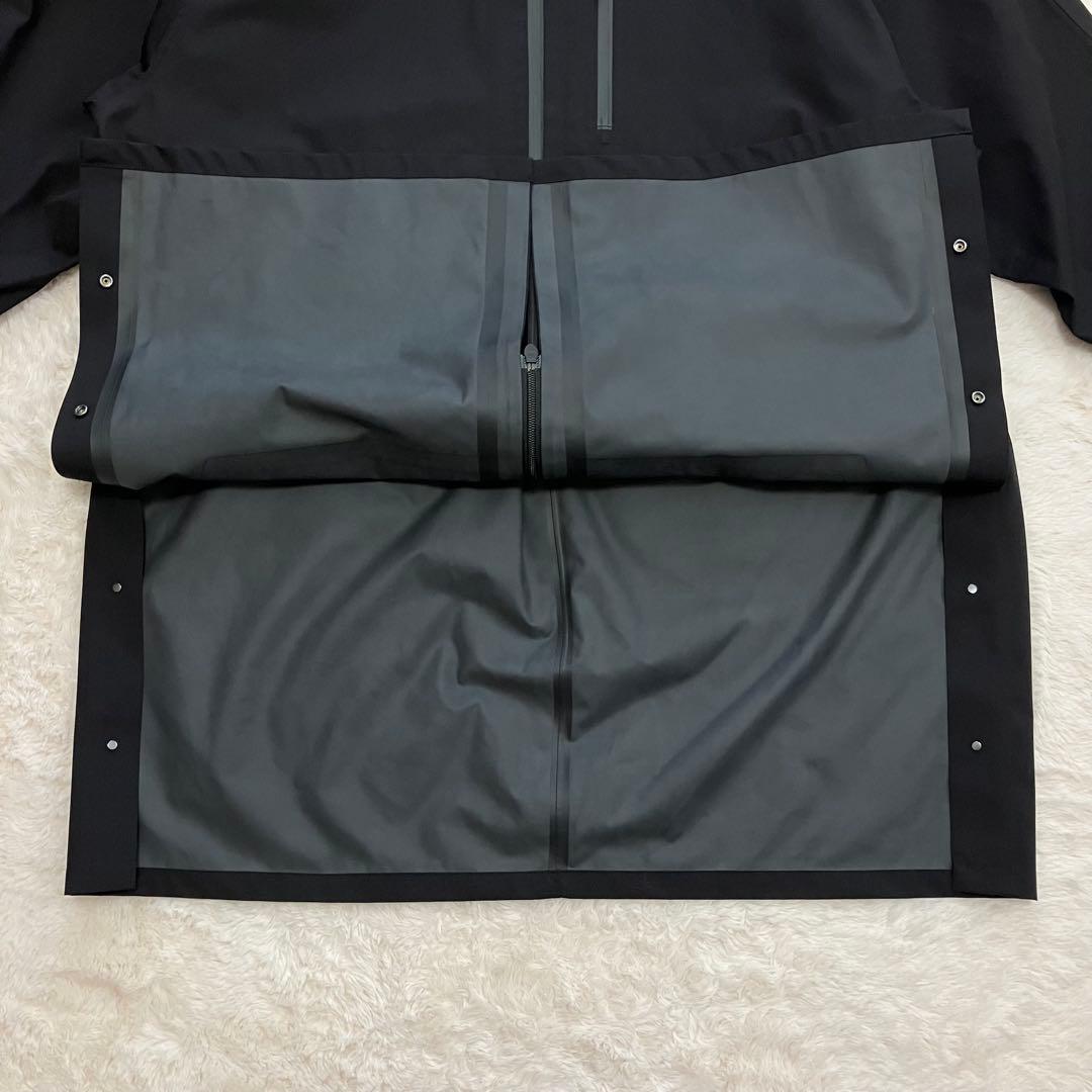 美品 ユニクロ セオリー ブロックテックコート ロング丈 XXLサイズ ブラック