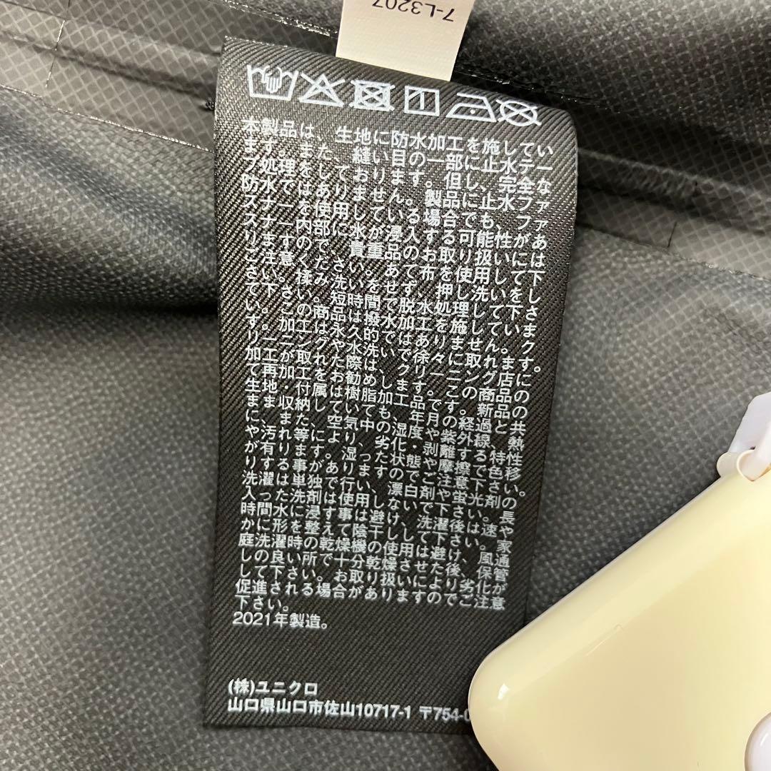 美品 ユニクロ セオリー ブロックテックコート ロング丈 XXLサイズ ブラック