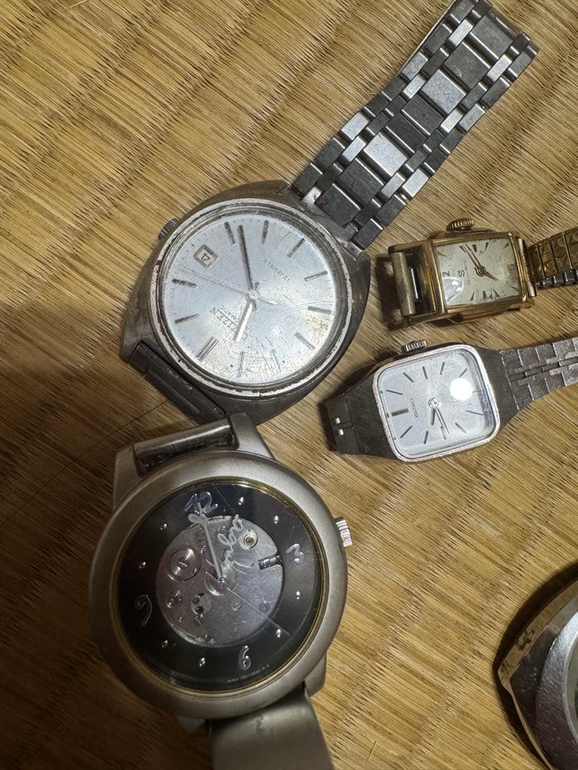 Seikoking quatz,citizen...時計セットステンレススチール