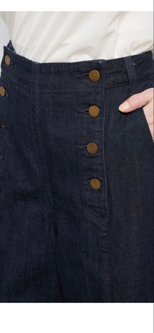 【公式完売品】Lee×LANVIN en Bleuデニムマリンパンツ　40