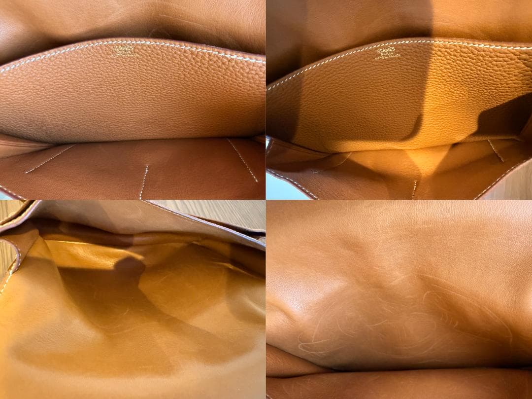 【HERMES エルメス】ドゴン ポッシュ　ウエストポーチ ゴールド金具