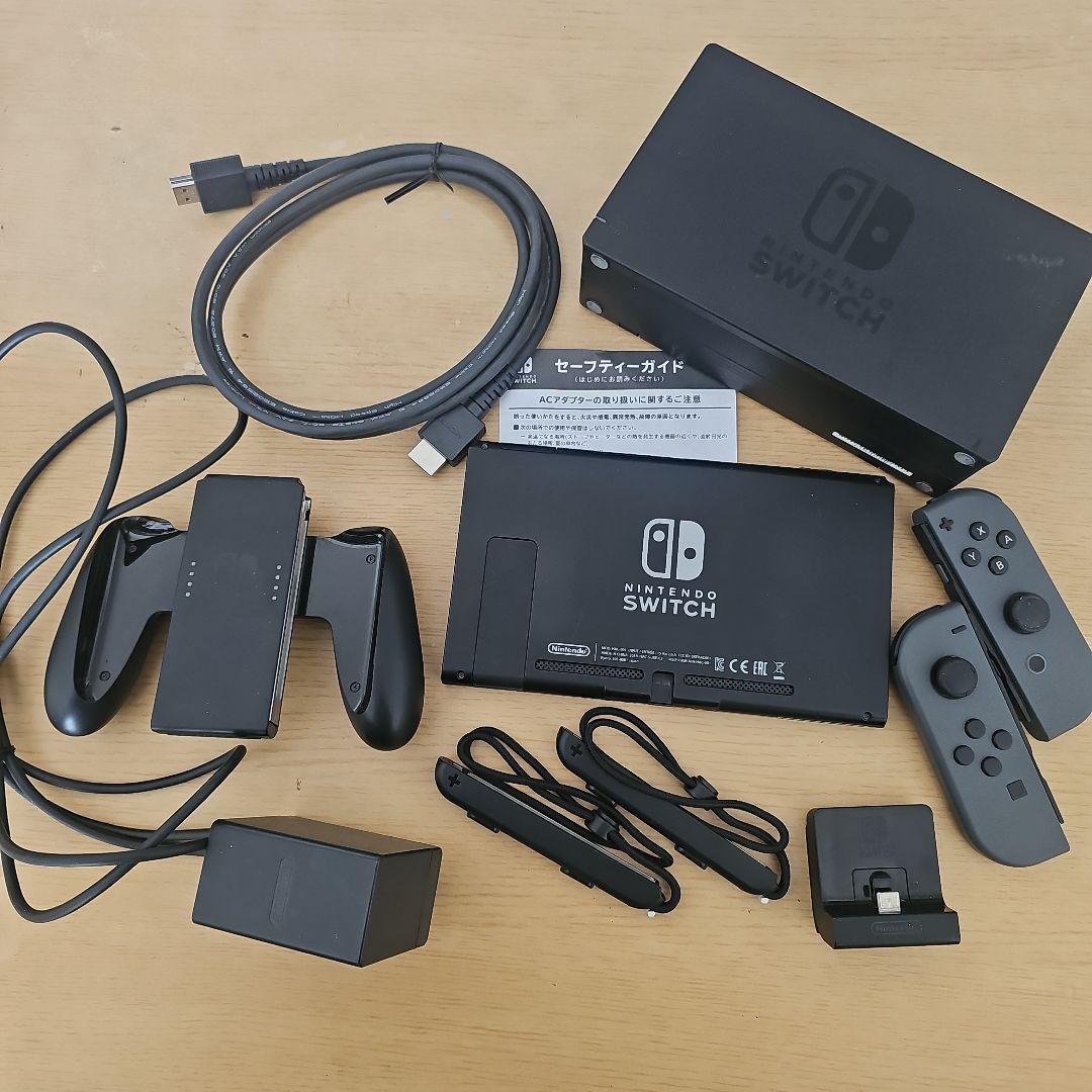 Nintendo Switch本体( 初期化済み)+充電スタンド