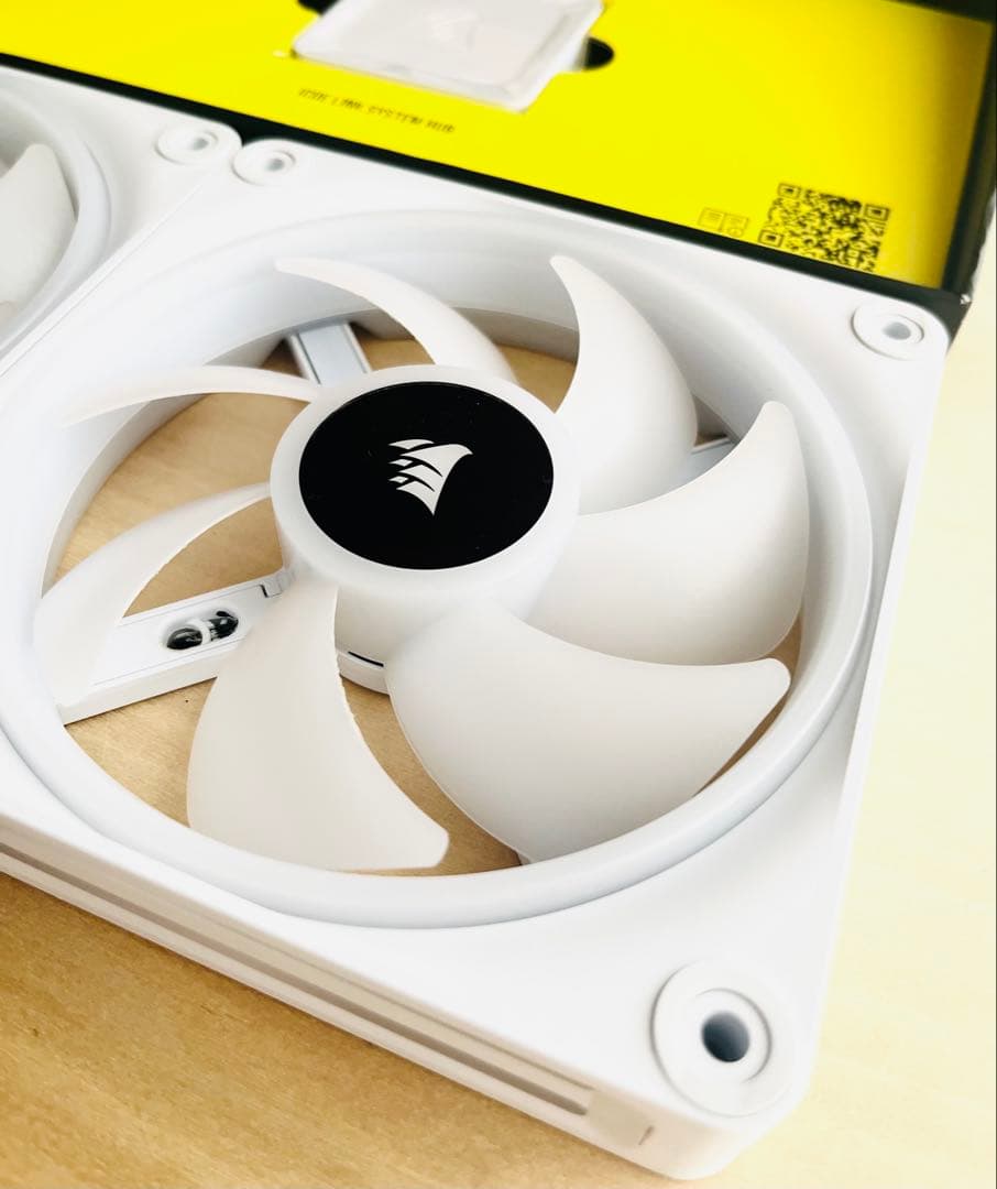 Corsair QX120 RGB ファン 3個セット ホワイト