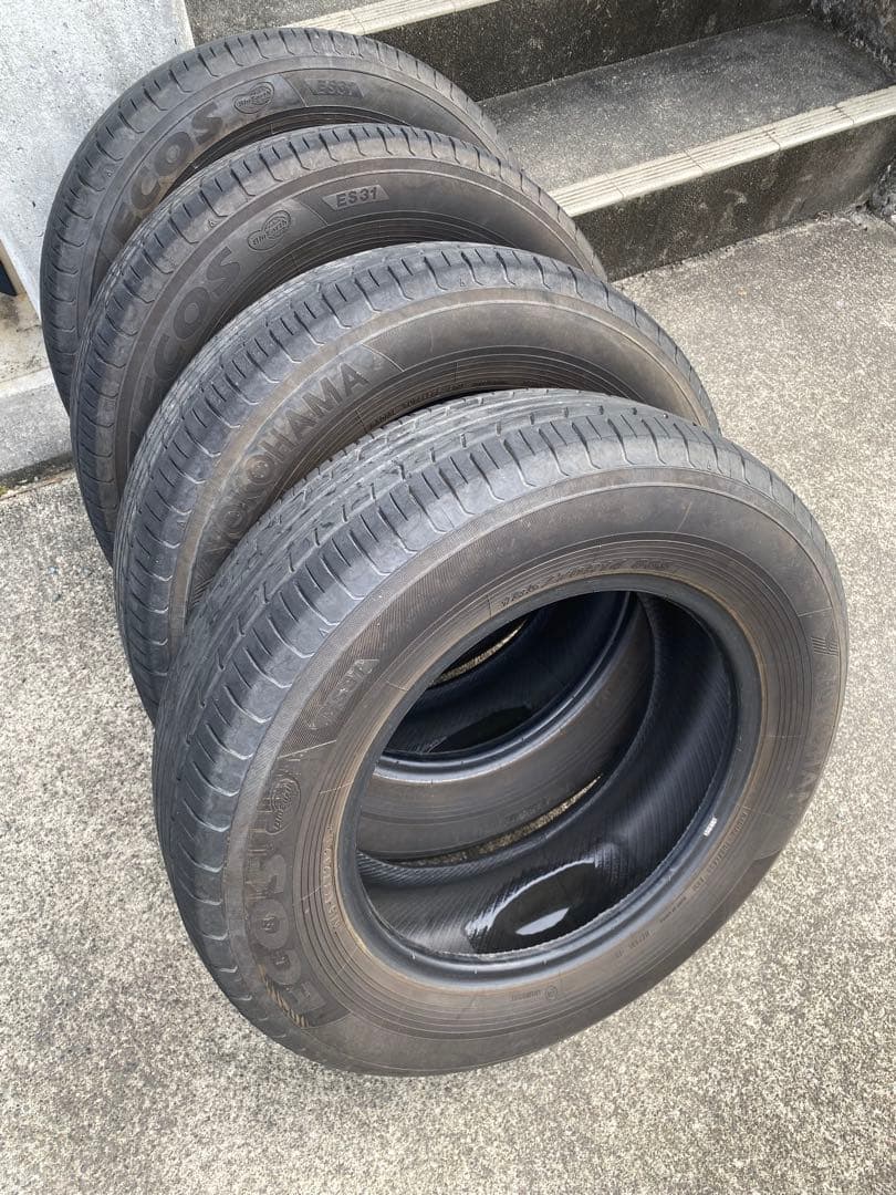 美品　ヨコハマ　エコス　185/70R14 4本セット　21年製　6分山以上