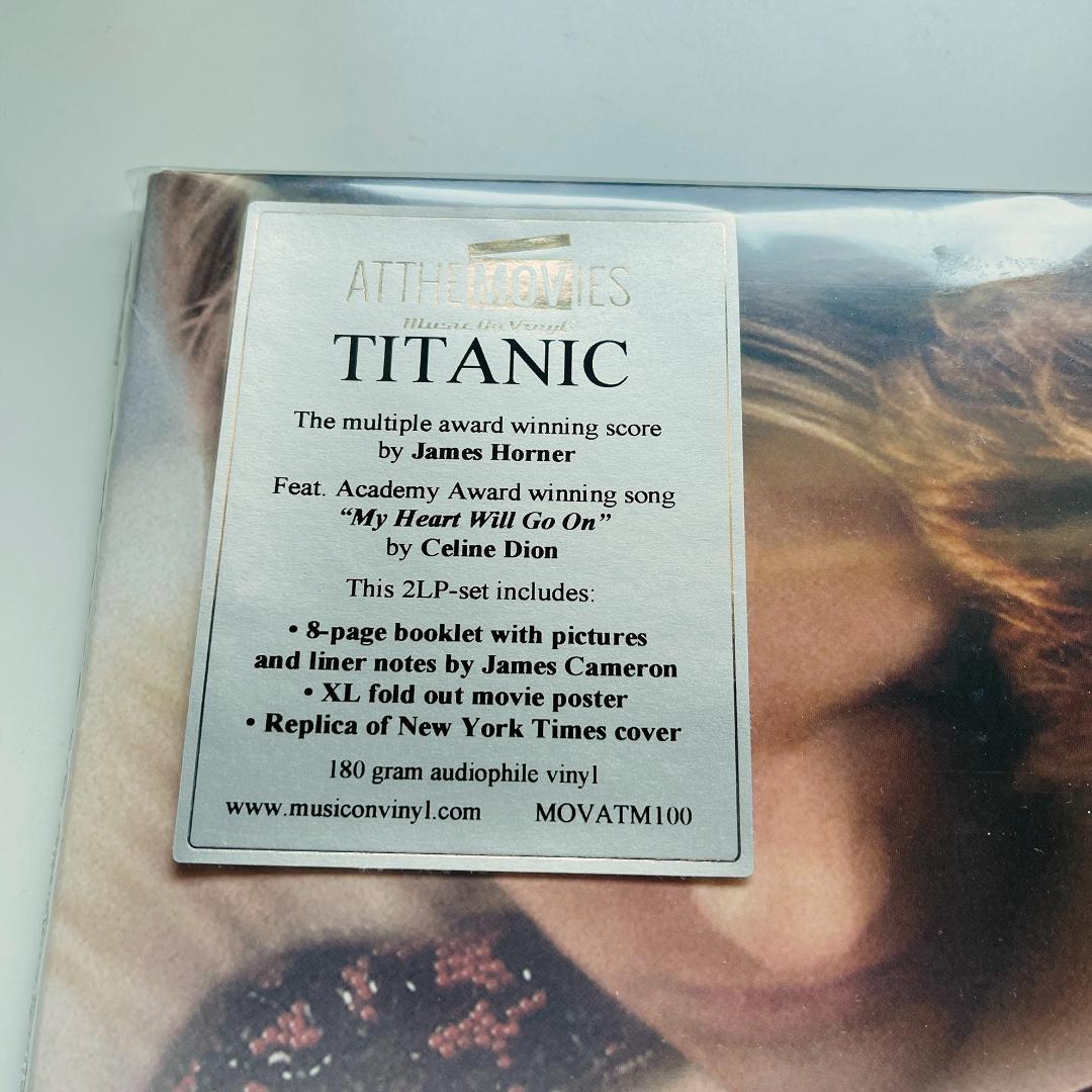 新品 2LP カラー・レコード ブックレット タイタニック Titanic
