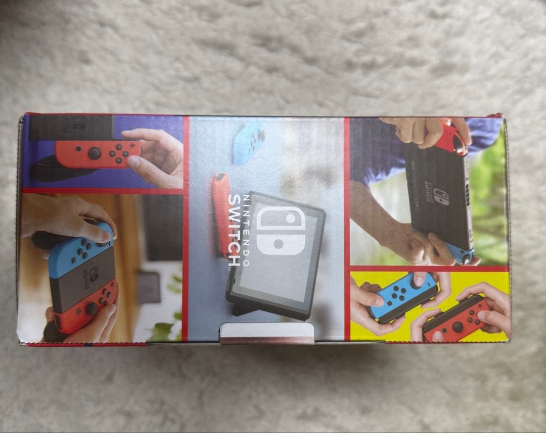新品、未使用 Nintendo Switch 本体 青/赤 Joy-Con付き