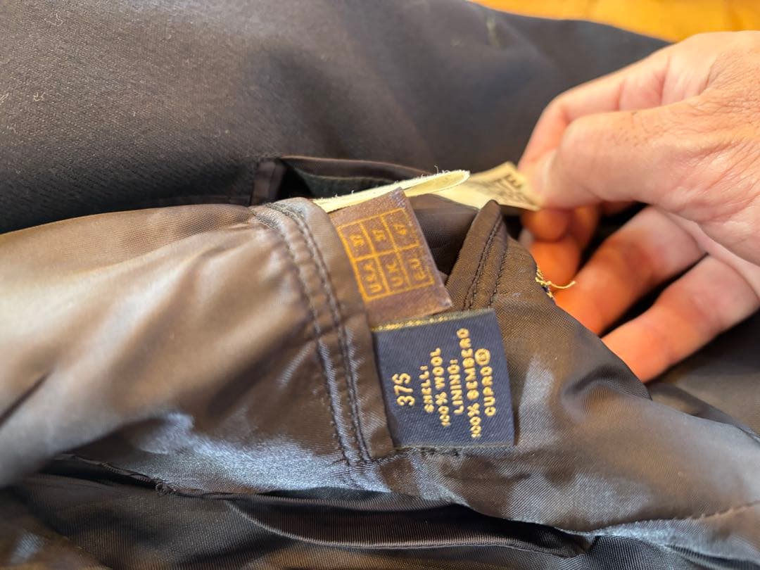 Brooks Brothers SAXXON テーラードジャケット ネイビー