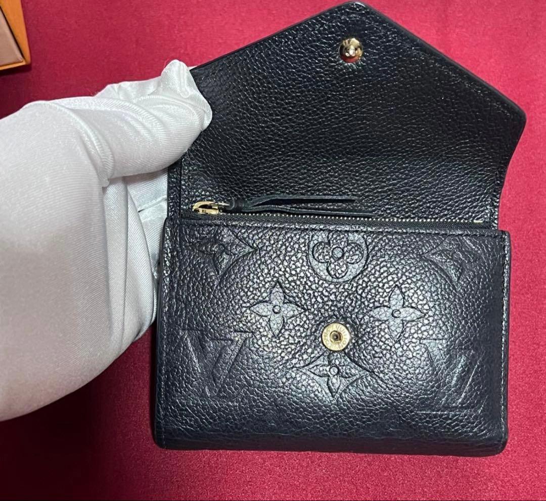 LOUIS VUITTON モノグラム　財布　ポルトフォイユ　ヴィクトリーヌ　黒