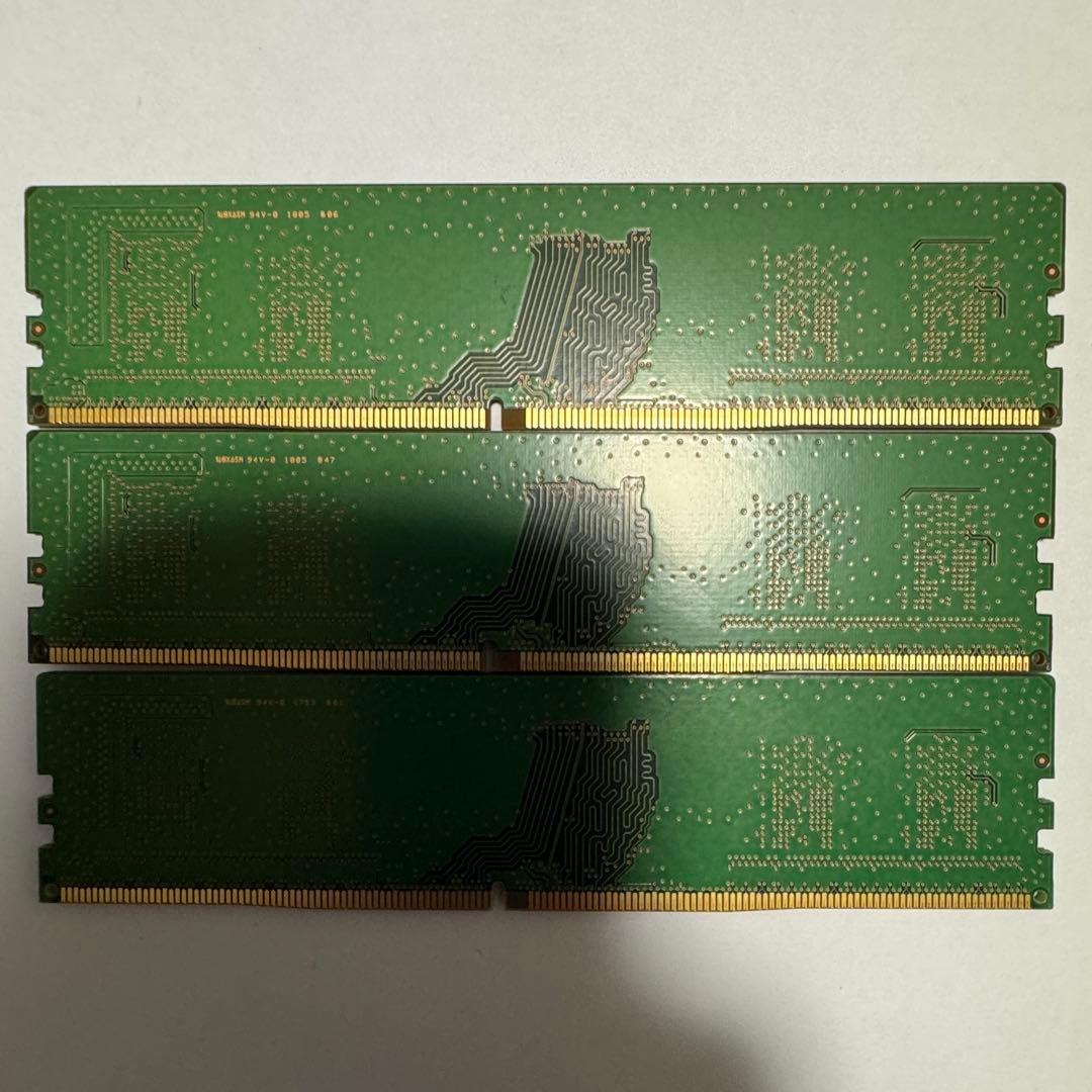 Samsung DDR4 メモリー 4GB×3枚