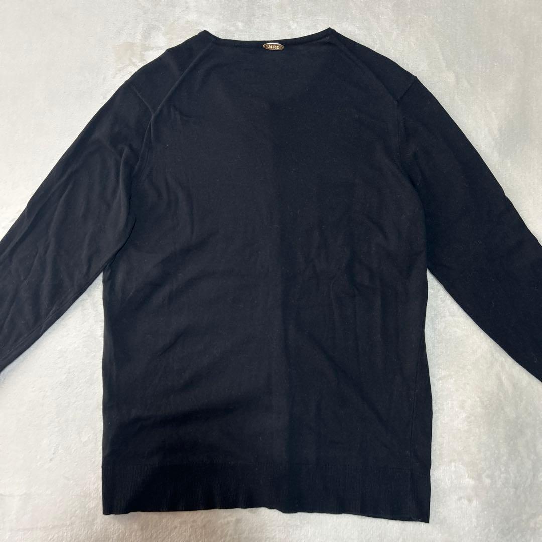 【美品】MUSEDeuxiemeClasseクルーネックカーディガン金ボタン