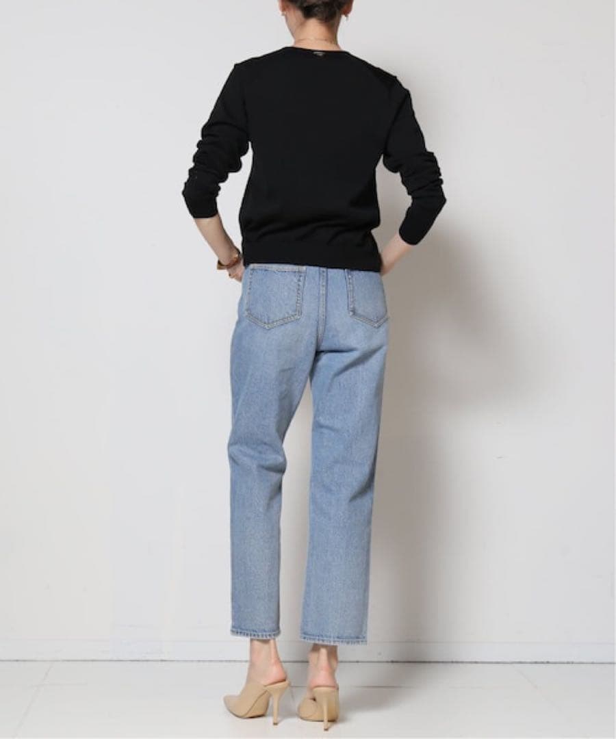 【美品】MUSEDeuxiemeClasseクルーネックカーディガン金ボタン