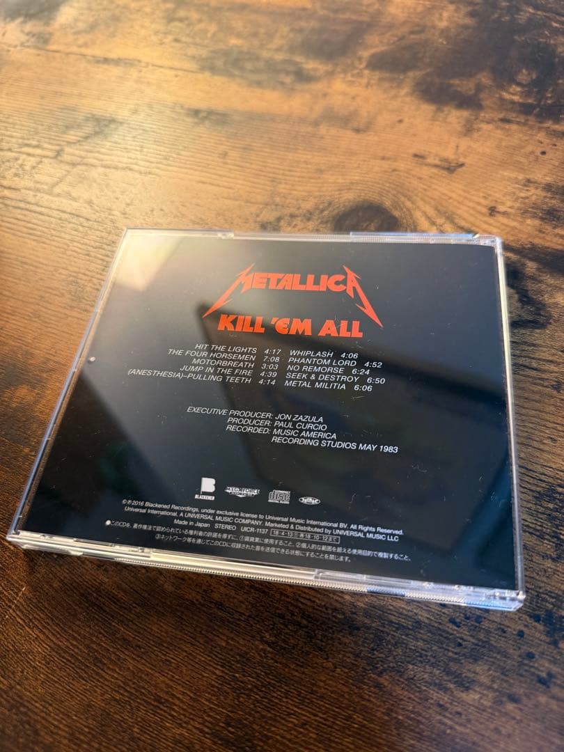国内盤　llica /メタリカ　SHM CD 5枚セット