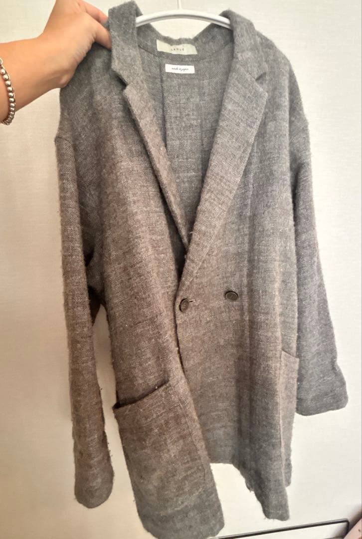 ジャケット・アウター SHETLAND WOOL LINEN SOFT TWIST JACKET
