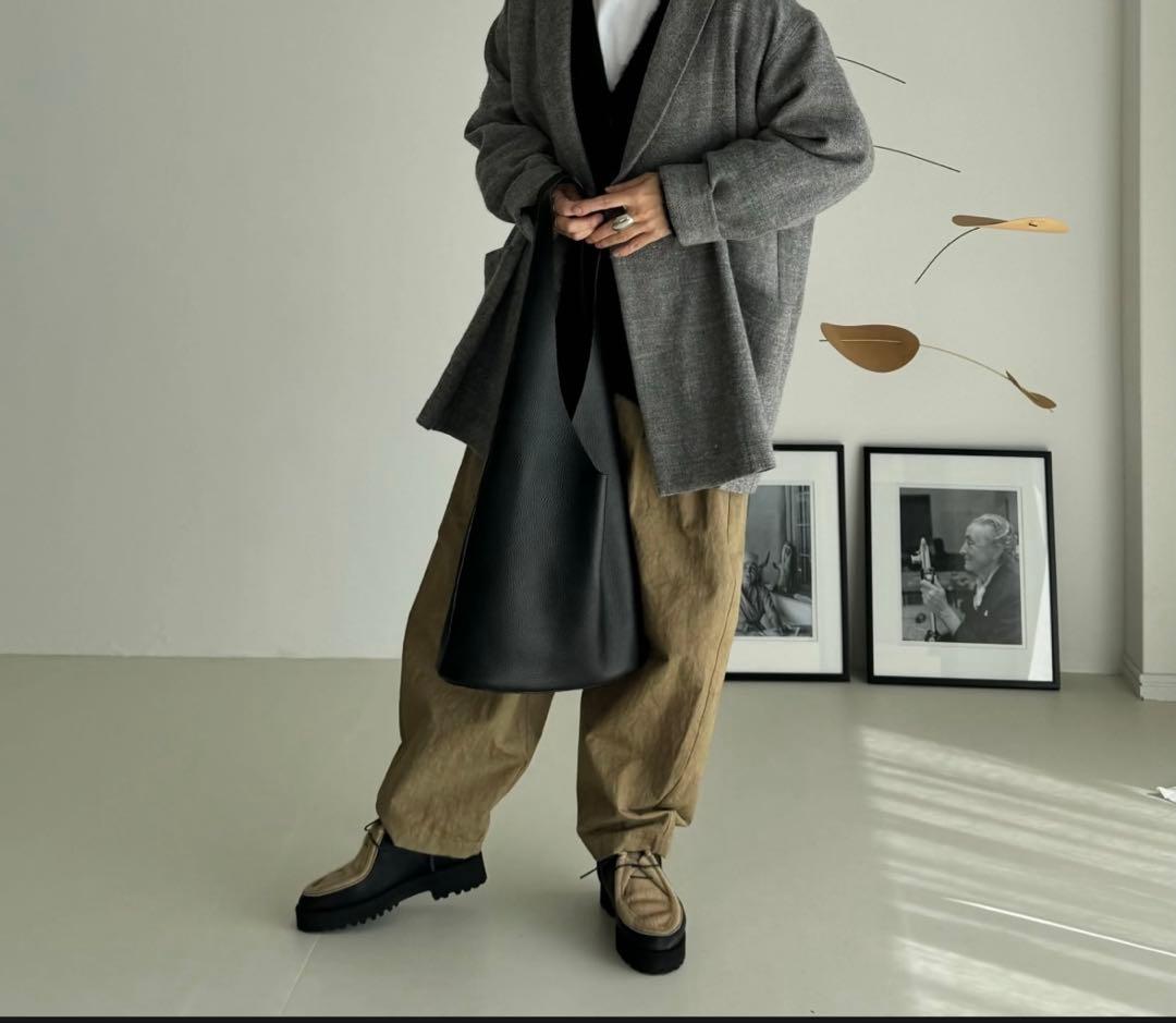 ジャケット・アウター SHETLAND WOOL LINEN SOFT TWIST JACKET