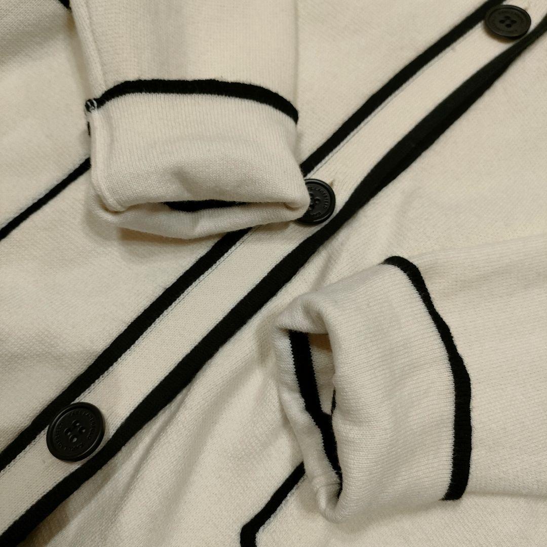 良品　Karl Lagerfeld　ロングカーディガン　S ベルト付 ポケット付