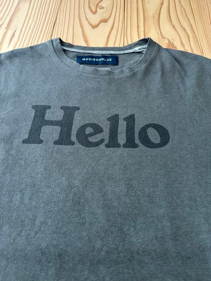 MADISONBLUE HELLO クルーネックTシャツ 00 XSサイズ