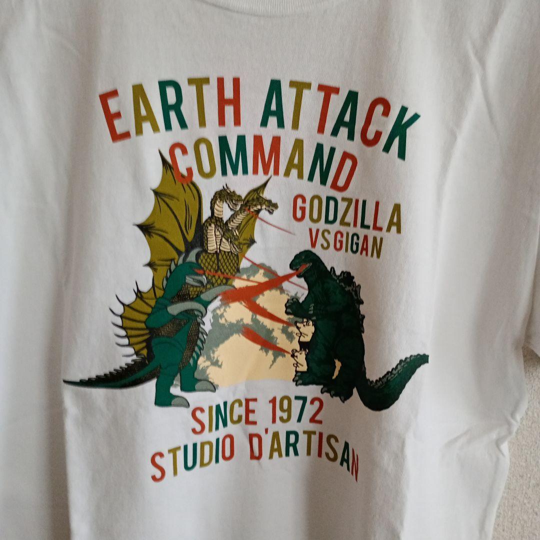 ゴジラGODZILLAダルチザンSTUDIO D'ARTISAN半袖TシャツL