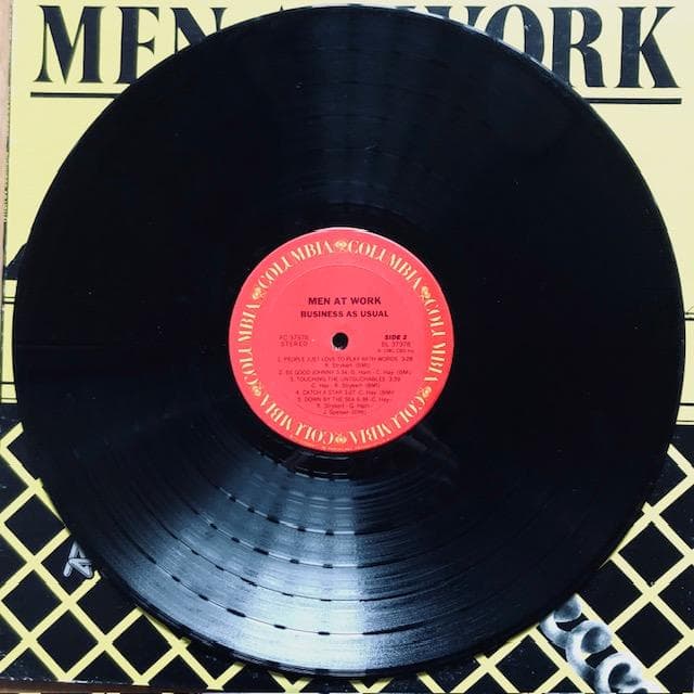 洋楽 MEN AT WORK BUSINESS AS USUAL / e181y171
