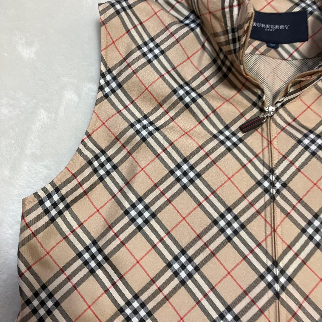 【美品】BURBERRY GOLF バーバリーゴルフ ベスト ノバチェック M