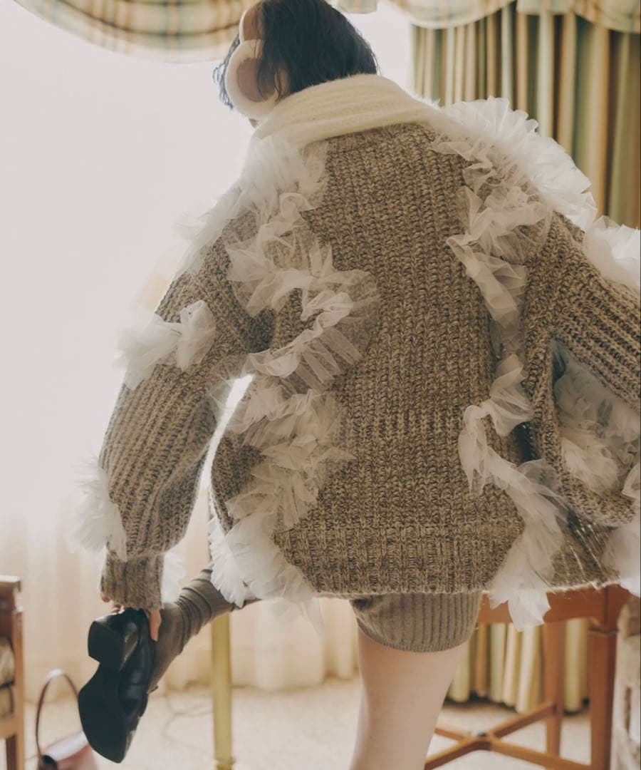 NOTREemor【新品未使用タグ付】plume nuance cardigan