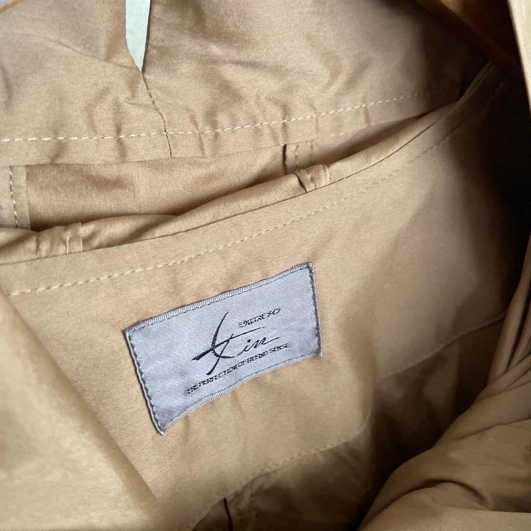 ミクロコスモ 女in オーバーサイズフーデットコート ミドル丈 size L
