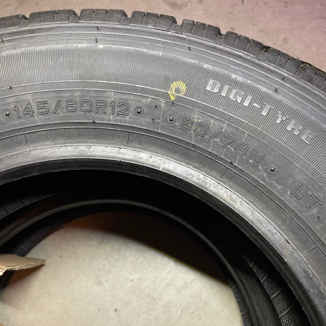 ダンロップ　エナセーブ　VAN01 145/80R12 新品　二本　送料込み