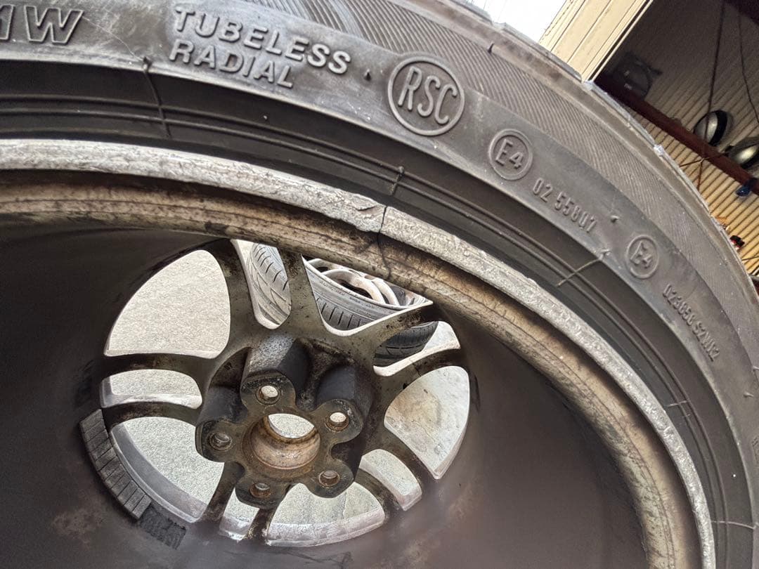 青*木様 r33純正ホイール 17インチ 9j 114.3 +30 ドリケツ