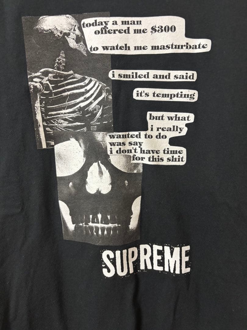 トップス SUPREME anatomee tee Black 25SS