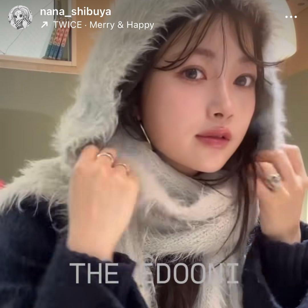 THE EDOONI hoodie muffler ⭐︎*•.+