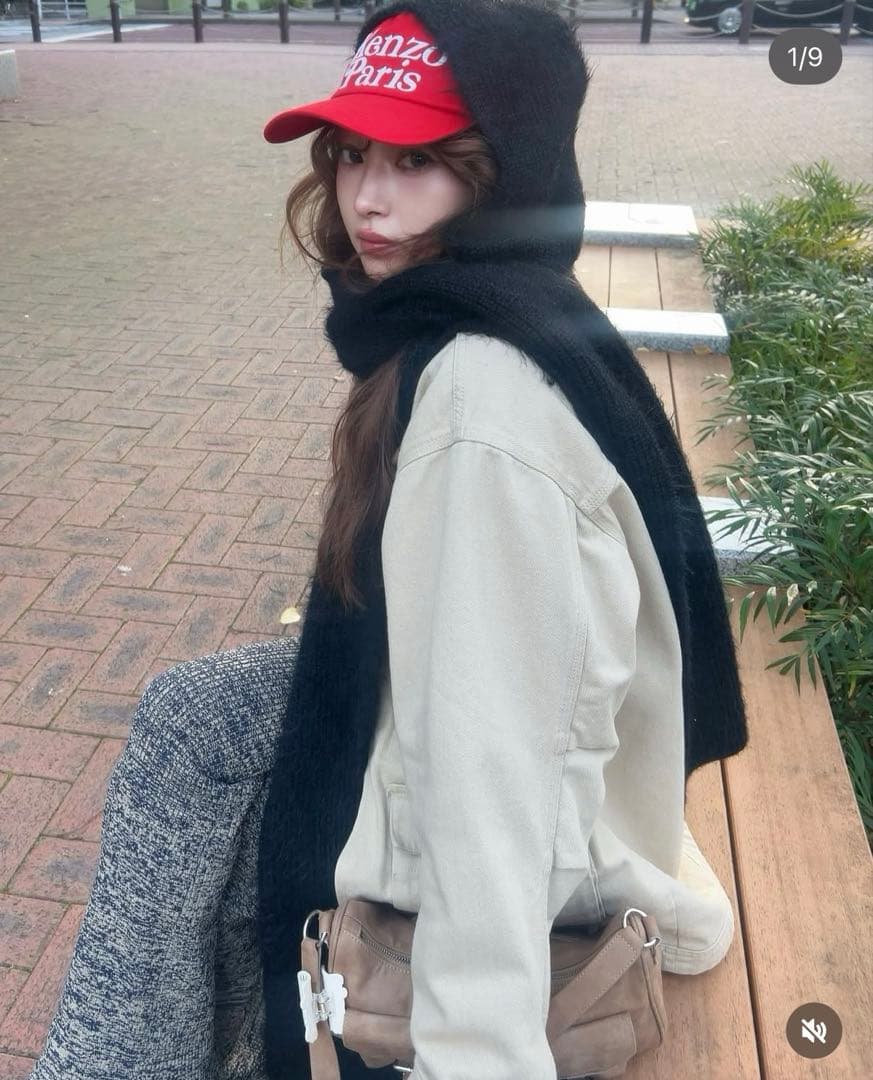 THE EDOONI hoodie muffler ⭐︎*•.+