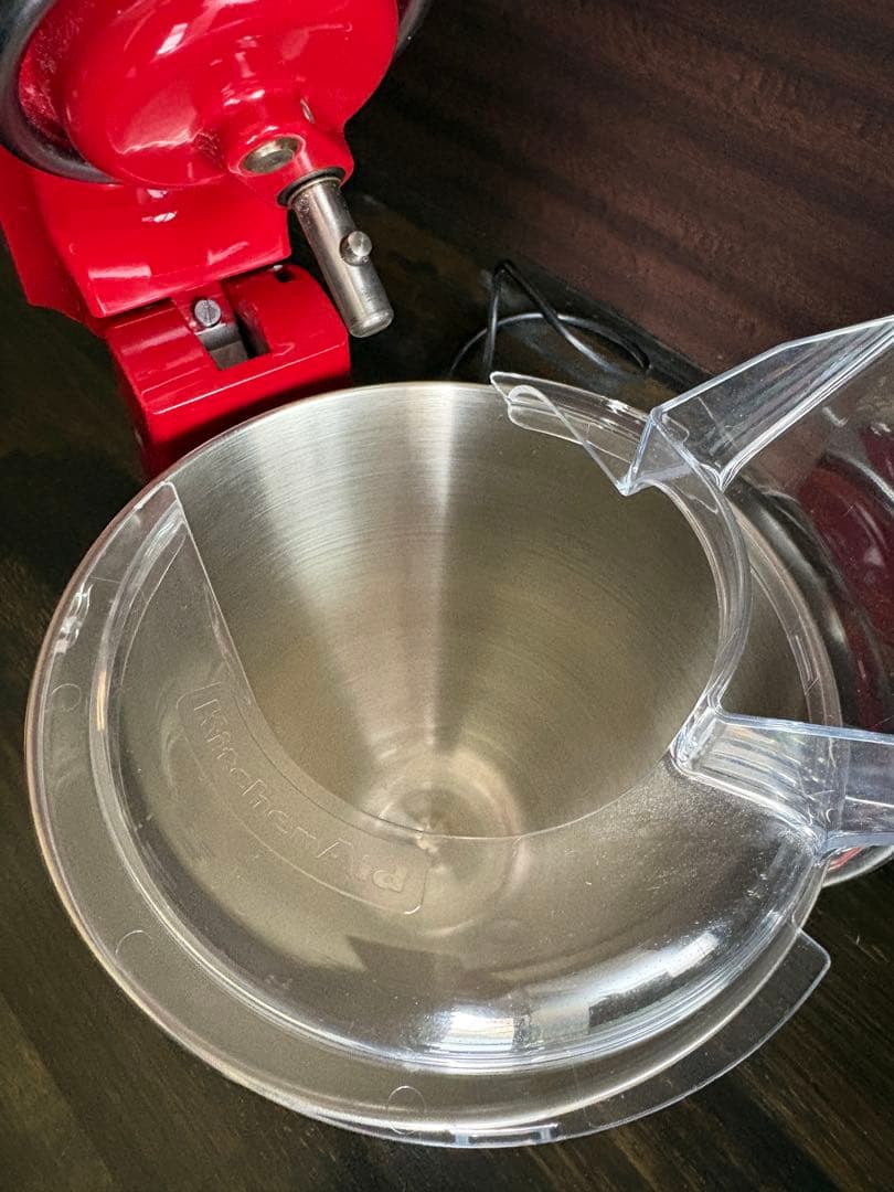 【激安】KitchenAid スタンドミキサー レッド ミートチョッパー付