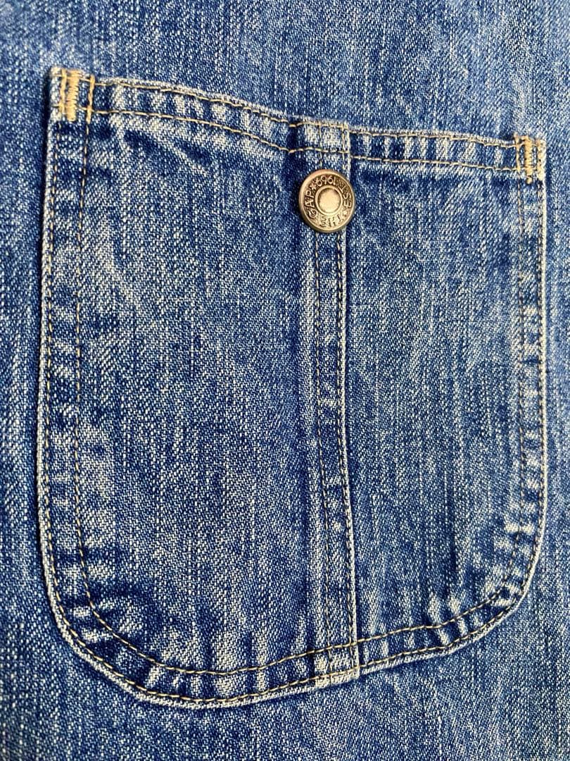 old gap カバーオール デニムジャケット 90s 古着